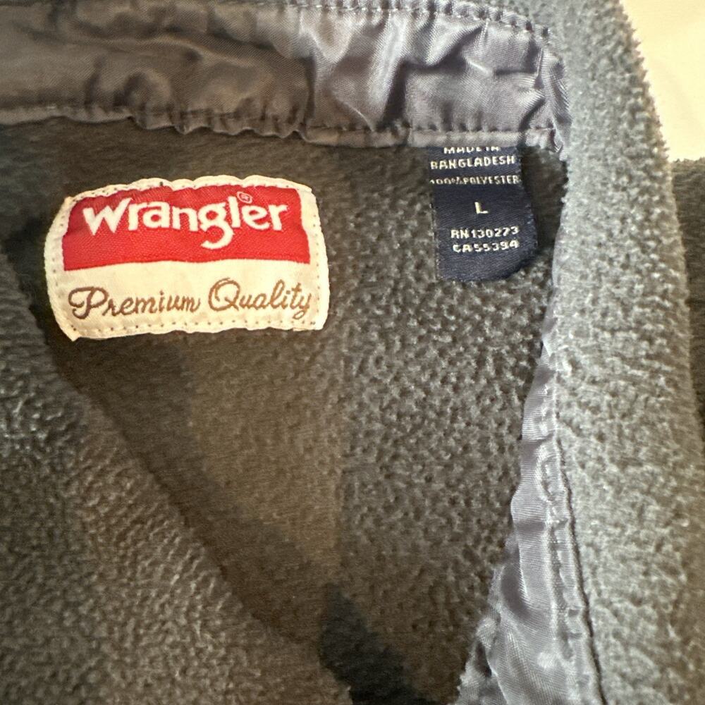 Wrangler, Vintage Fleece, Button-Down Shackleton, Green Size Large